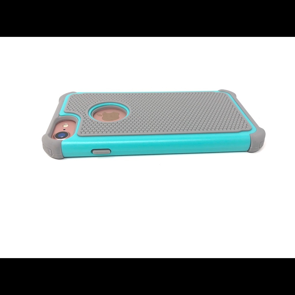 iPhone Turquoise Hybrid Case - Picture 7 of 7